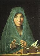 Antonello da Messina Virgin Annunciate Spain oil painting artist